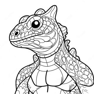 Lizard Man Coloring Page 63812-51307