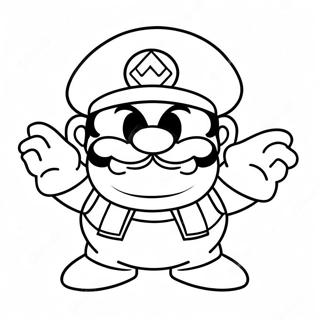 Wario Coloring Pages