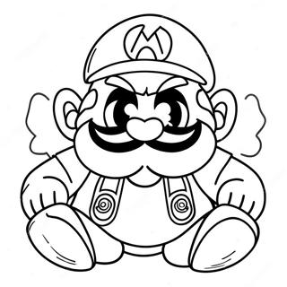 Wario Coloring Page 6381-5258