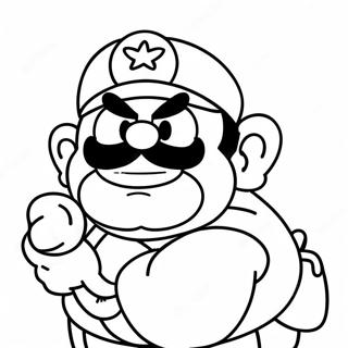 Wario Coloring Page 6381-5260