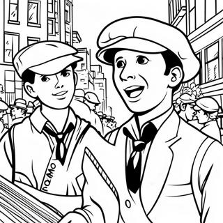 Newsies Coloring Page 63822-51316