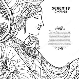 Serenity Prayer Coloring Page 63852-51342