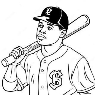 Ken Griffey Jr Coloring Page 63862-51350