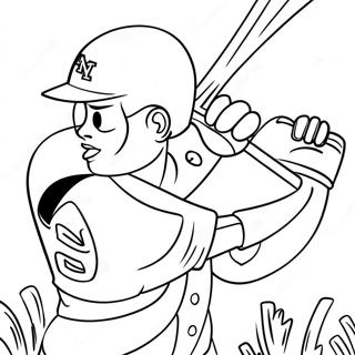 Ken Griffey Jr Swinging Bat Coloring Page 63863-51355