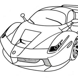 Fast Laferrari Racing Coloring Page 63873-51363