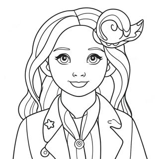 Harry Potter Luna Lovegood Coloring Pages