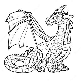 Crystal Dragon Coloring Page 63892-51374