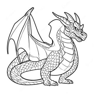 Crystal Dragon Coloring Page 63892-51375