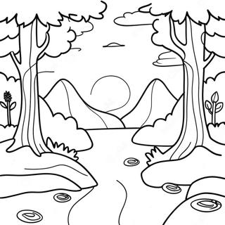 Horizontal Coloring Pages