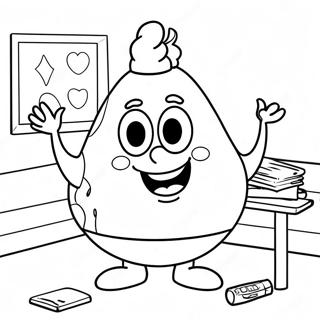 Mrs Puff In Her Classroom Coloring Page 63923-51404