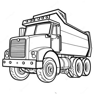 Construction Truck Coloring Pages