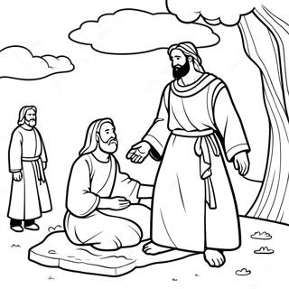 Bible Story Coloring Page 63952-51427