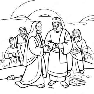 Bible Story Coloring Page 63952-51428