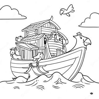 Noah S Ark Coloring Page 63953-51422