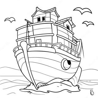 Noah S Ark Coloring Page 63953-51423