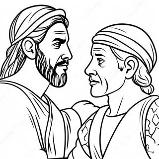 Jacob And Esau Coloring Page 63962-51430