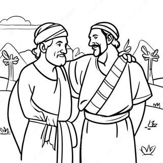 Jacob And Esau Coloring Page 63962-51432