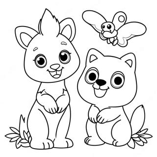 Cutie Coloring Pages