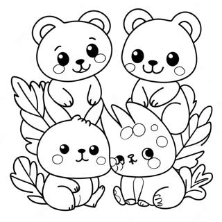 Cutie Animal Friends Coloring Page 64002-51464