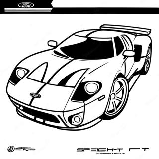 Ford Gt Coloring Pages