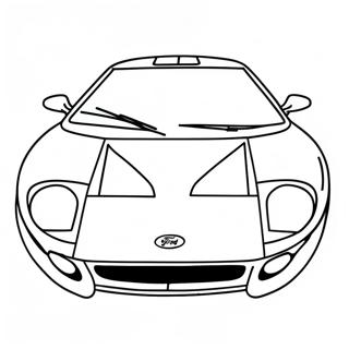 Ford Gt Coloring Pages