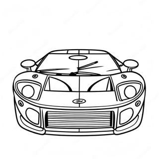 Classic Ford Gt Coloring Page 64033-51487