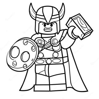 Lego Thor Coloring Page 64052-51506