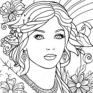 Vibrant Digital Art Coloring Page 64073-51523