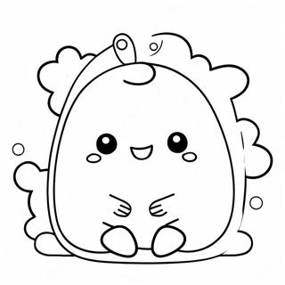 Cute Squishmallows In Pajamas Coloring Page 64083-51529