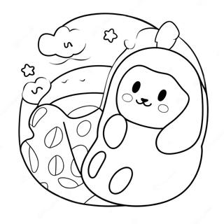 Squishmallow Coloring Pages