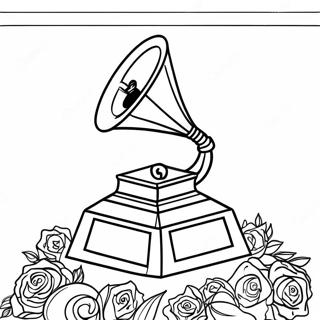 Grammy Award Coloring Page 64112-51552