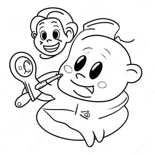 Cheerful Ada Dental Team Coloring Page 64133-51578