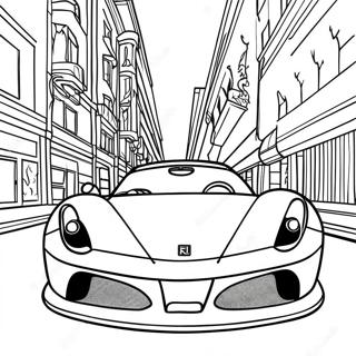 Ferrari Coloring Pages