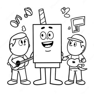 Big Block Singsong Coloring Pages