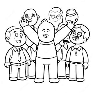 Big Block Singsong Characters Coloring Page 64202-51618