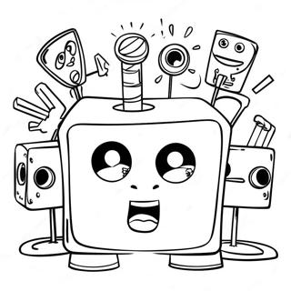 Big Block Singsong Characters Coloring Page 64202-51620