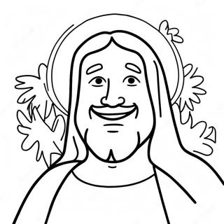 Happy Birthday Jesus Coloring Pages