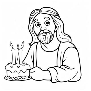 Happy Birthday Jesus Coloring Page 64212-51632