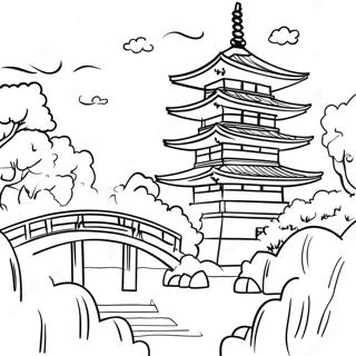 Japan Coloring Pages