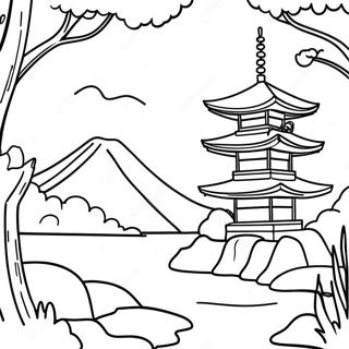 Japan Coloring Page 6421-5290