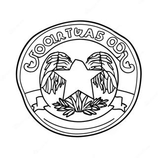 Colorado State Flag Coloring Page 64232-51642