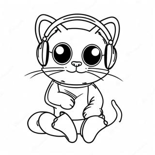 Dj Catnip Coloring Pages