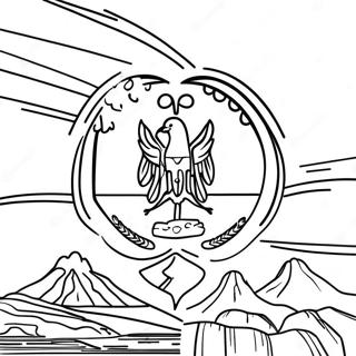 Bolivia Flag Coloring Page 64262-51675