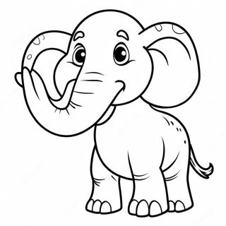 Manny The Mammoth Coloring Page 64273-51684