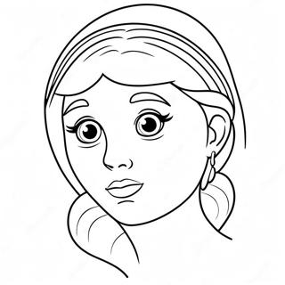 Cute Blank Face Template Coloring Page 64283-51687