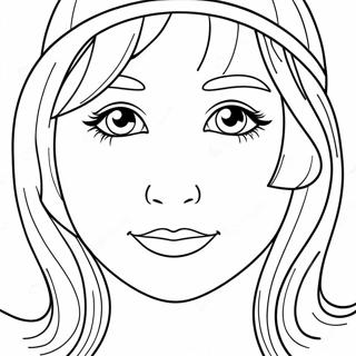 Cute Blank Face Template Coloring Page 64283-51688