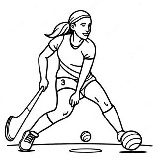 Field Hockey Coloring Pages