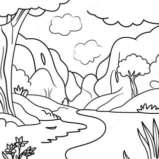 Psalm 119 11 Verse With Nature Scenes Coloring Page 64323-51719