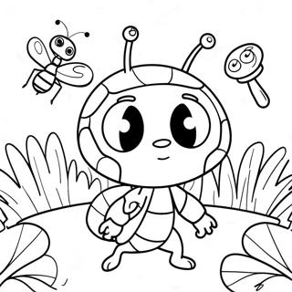 Colorful Beat Bugs Adventure Coloring Page 64353-51746