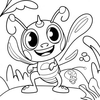 Colorful Beat Bugs Adventure Coloring Page 64353-51747